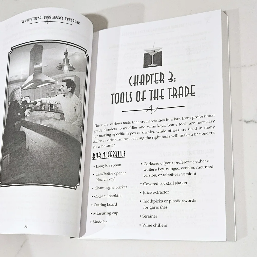 The Professional Bartender's Handbook: A Recipe for Every Drink Known Book BOGO